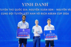 Xuân Son và Văn Vĩ được thưởng lớn sau AFF Cup 2026